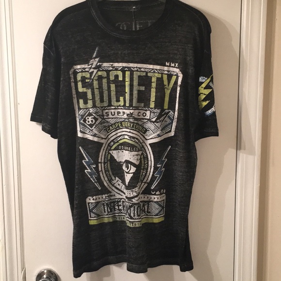 Society Clothing Co Other - Men’s Society black burnout t shirt
